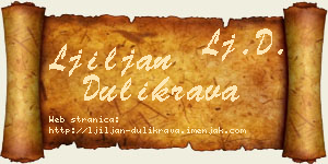 Ljiljan Dulikrava vizit kartica